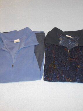 2 Tops Columbia Glacial IV half zip fleece Women's plus size 1X